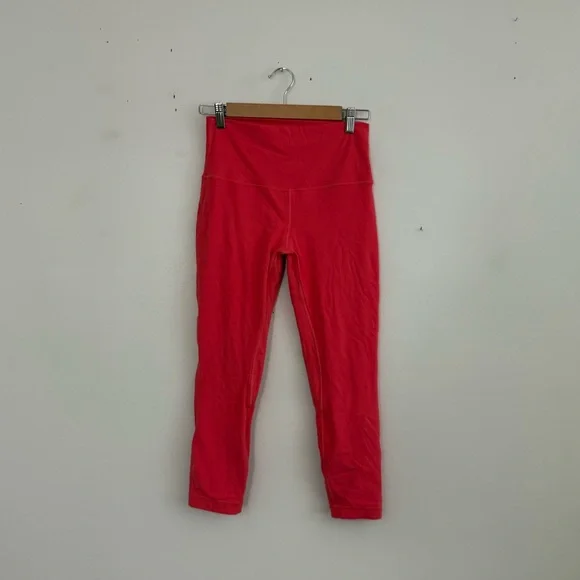 Lululemon Align High Rise Leggings in Love Red/Pink, 25” Inseam Length - Picture 3 of 6